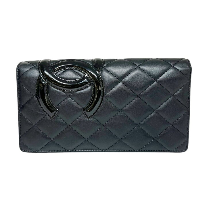楽天市場】CHANEL【シャネル】A26717 ロングウォレット ラムスキン 
