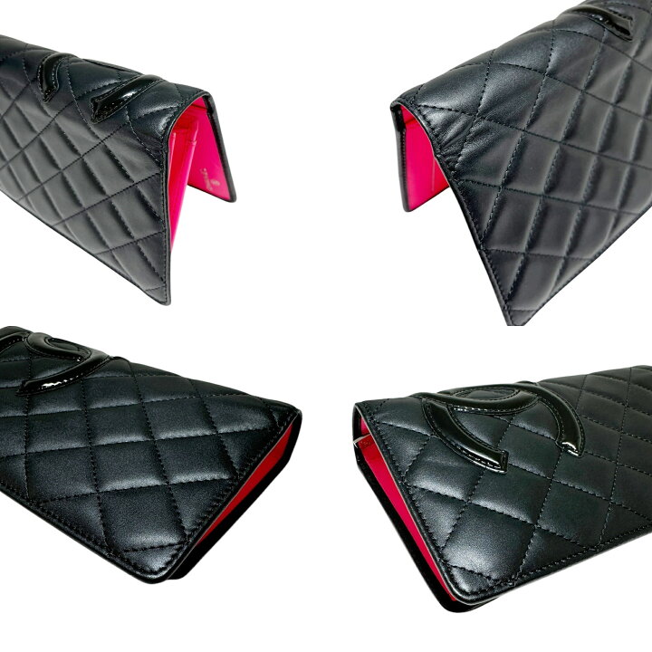楽天市場】CHANEL【シャネル】A26717 ロングウォレット ラムスキン 