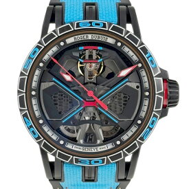 ROGER DUBUIS 【ロジェデュブイ】 RDDBEX1007 エクスカリバー スパイダー モノバランシエ ウラカン ブティック限定 限定28本 メンズウォッチ 自動巻き 機械式時計 チタン ラバーブレスレット 2024年購入品 【中古】 USED-A 質屋 かんてい局 加古川店 A2502641 007