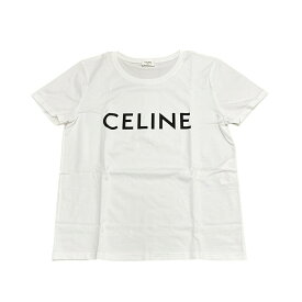 CELINE【セリーヌ】2X314916G フロントロゴTシャツ コットン ホワイト Lサイズ トップス 半袖 メンズ レディース【中古】USED-S 質屋 かんてい局 加古川店 A26-0426 004