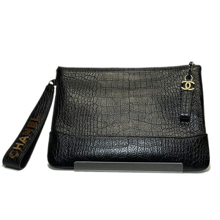 楽天市場】【中古】 CHANEL シャネル クラッチバッグ 未使用品 クロコ 