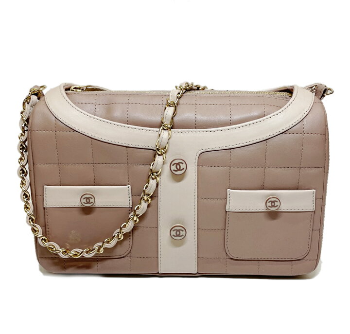 楽天市場】【中古】 CHANEL シャネル A17540 ガールシャネル チョコ 