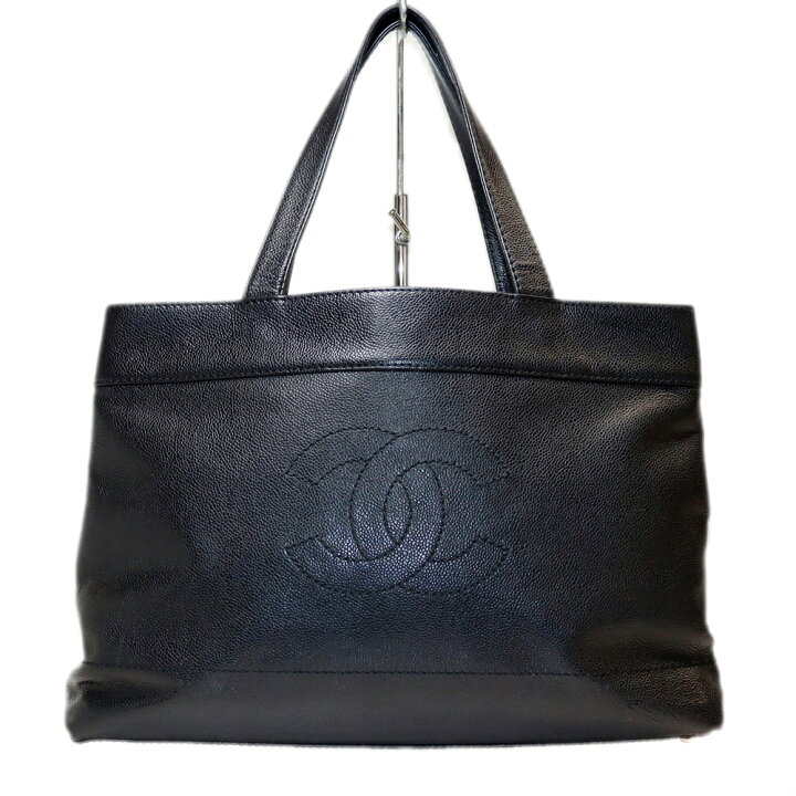 楽天市場】【中古】 CHANEL シャネル トートバッグ キャビアスキン  