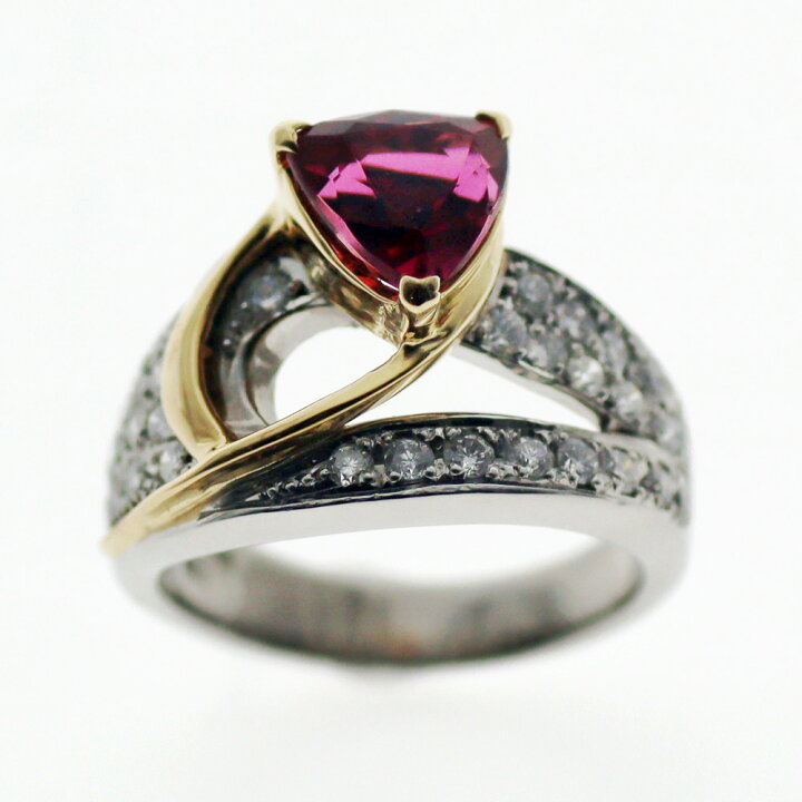 楽天市場】【中古】 K18/Pt900 色石0.83ct/D0.68ct ゴールド プラチナ 