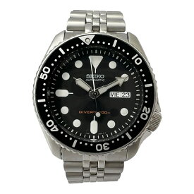 【中古】｜SEIKO セイコー 7S26-0020 DIVER’S 200m ダイバーズウォッチ 自動巻き ブラック デイ デイト ステンレス メンズ 腕時計