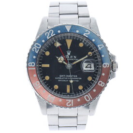 【中古】｜ROLEX ロレックス 1675 GMTマスター ブラック レッド ブルー アンティーク メンズ 腕時計