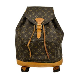 【中古】｜LOUIS VUITTON ルイヴィトン M51135 モノグラム モンスリGM バックパック リュック レディース ブラウン