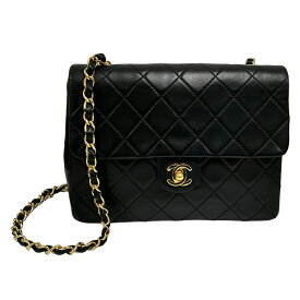 【中古】｜CHANEL シャネル ミニマトラッセ チェーンショルダーバッグ ブラック系 レディース ゴールド金具