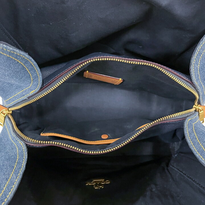 楽天市場】【中古】｜COACH コーチ CA834 ハドリー ホーボー デニム 