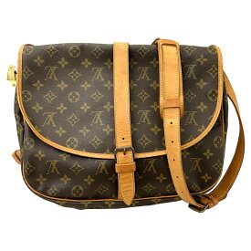 【中古】｜LOUIS VUITTON ルイ ヴィトン M42254 ソミュール35 ショルダーバッグ レディース メンズ 斜め掛け ブラウン系