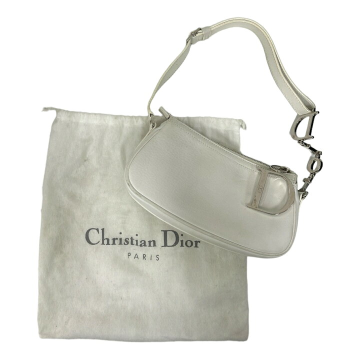 楽天市場】【中古】｜Dior ディオール ロゴチャームショルダーバッグ 
