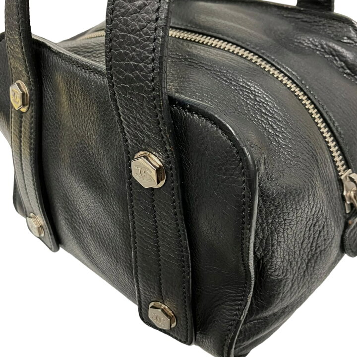 楽天市場】【中古】｜CHANEL シャネル ココマーク ミニボストンバック  