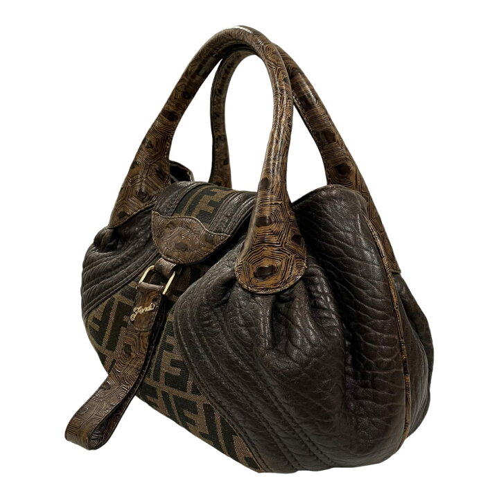 楽天市場】【中古】｜FENDI フェンディ スパイバッグ 8BR511 ズッカ柄 