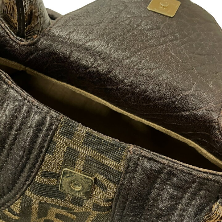 楽天市場】【中古】｜FENDI フェンディ スパイバッグ 8BR511 ズッカ柄 