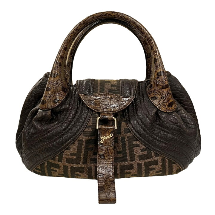 楽天市場】【中古】｜FENDI フェンディ スパイバッグ 8BR511 ズッカ柄 