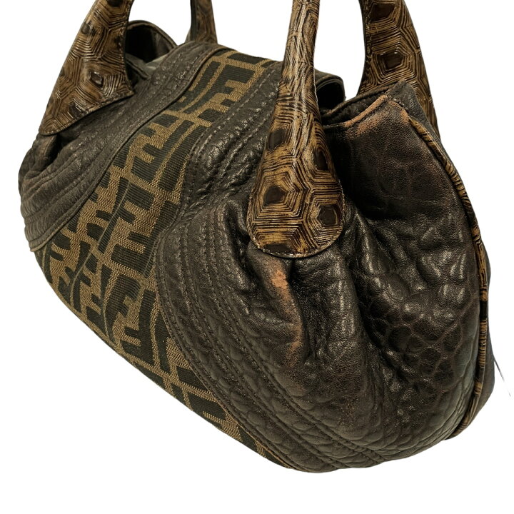 楽天市場】【中古】｜FENDI フェンディ スパイバッグ 8BR511 ズッカ柄 