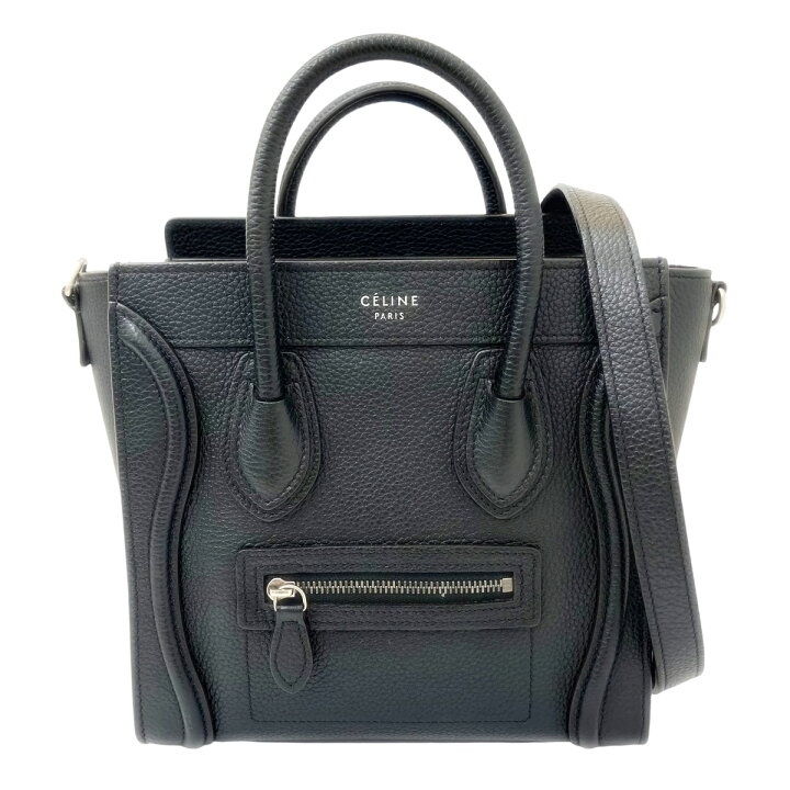 楽天市場】【中古】｜CELINE セリーヌ ラゲージ ナノ ドラムドカーフ 