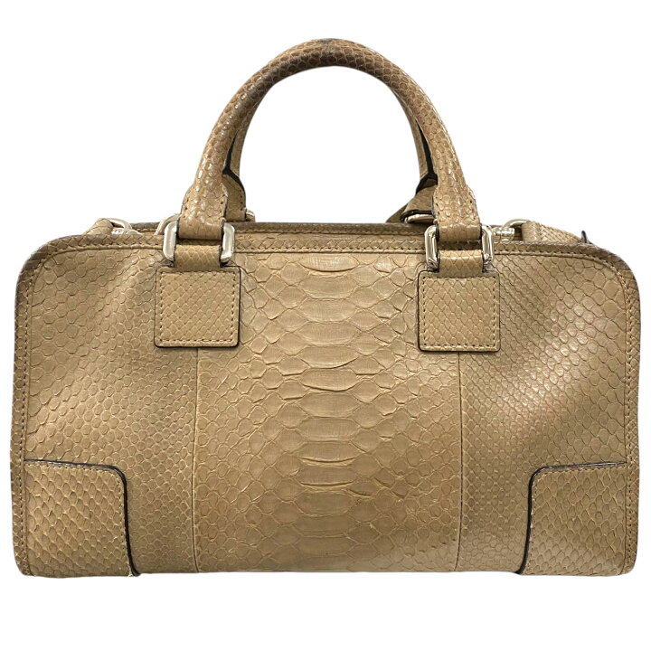 楽天市場】【中古】｜LOEWE ロエベ アマソナ28 パイソンレザー 