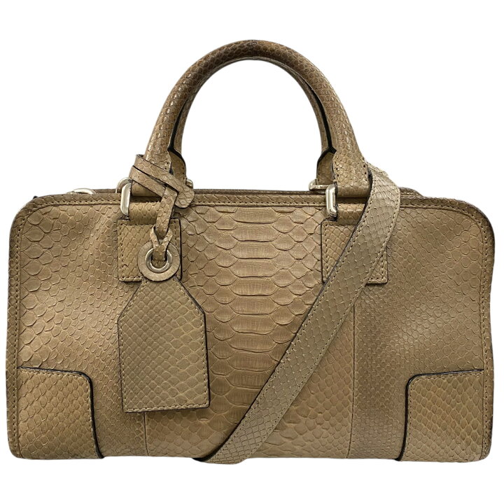 楽天市場】【中古】｜LOEWE ロエベ アマソナ28 パイソンレザー 