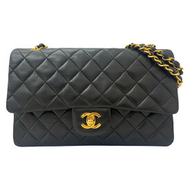 【中古】｜CHANEL シャネル A01112 マトラッセ25 チェーンショルダーバッグ ラムスキン ブラック レディース
