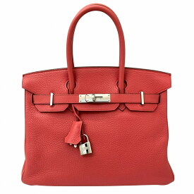 【中古】｜HERMES エルメス バーキン30 ローズジャイプール トリヨンクレマンス □N刻印 シルバー金具 ハンドバッグ 内縫い ピンク