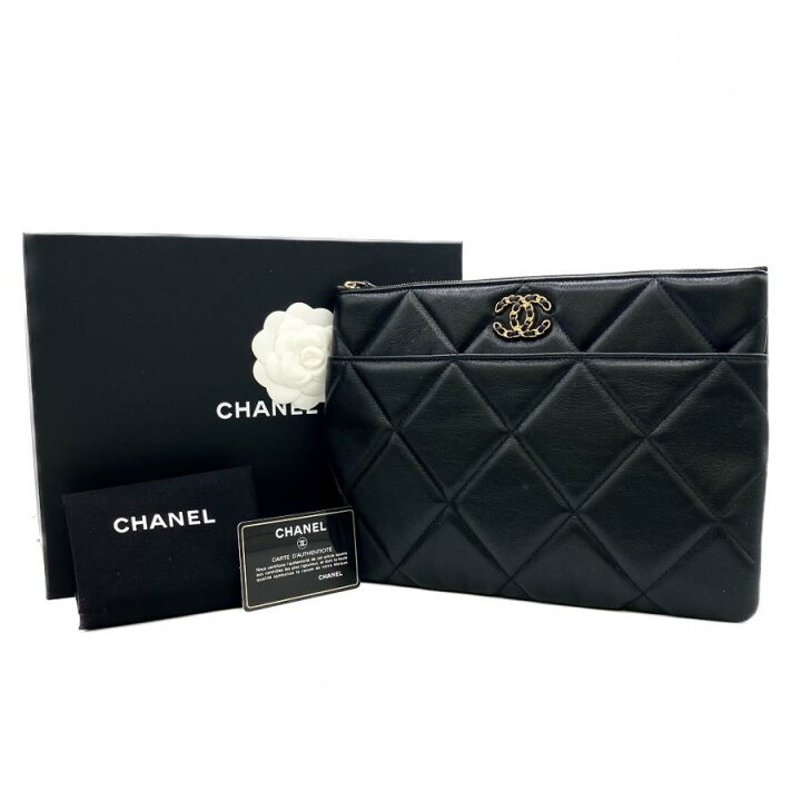 楽天市場】【中古美品】CHANEL シャネル ディズヌフ19 クラッチバッグ 