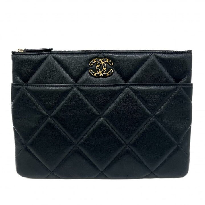 楽天市場】【中古美品】CHANEL シャネル ディズヌフ19 クラッチバッグ 