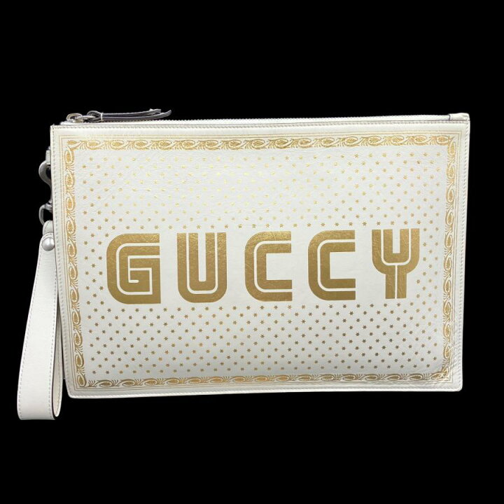 楽天市場】【中古】｜GUCCI グッチ 510439 SEGA GUCCY クラッチバッグ 