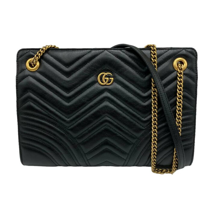 楽天市場】【中古】｜GUCCI グッチ 524592 GGマーモント ミディアム 