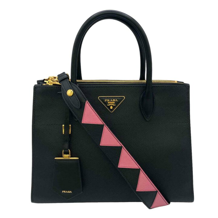 楽天市場】【中古】｜PRADA プラダ 1BA102 2wayパラダイムハンドバッグ  