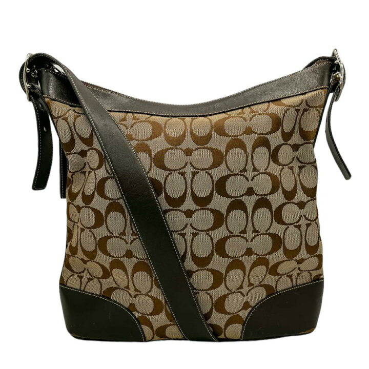 楽天市場】【中古】｜COACH コーチ シグネチャー スリムダッフル 6346  