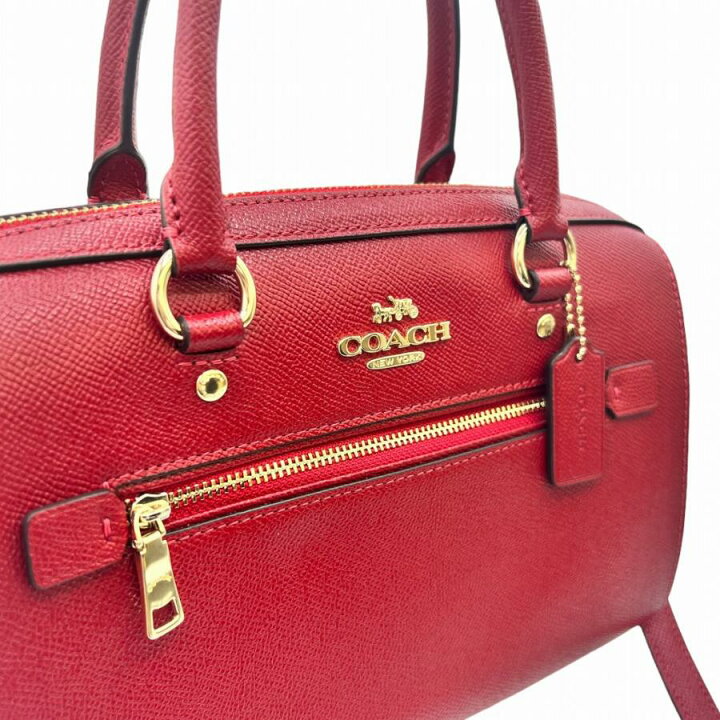 楽天市場】【中古】｜COACH コーチ F79946 2WAY ショルダーバッグ 赤 
