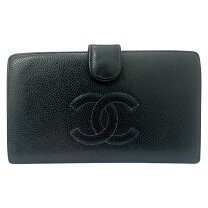 楽天市場】シャネル chanel 二つ折り財布 キャビアスキンの通販