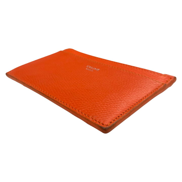 楽天市場】【中古】｜CELINE セリーヌ カードホルダー レザー オレンジ 