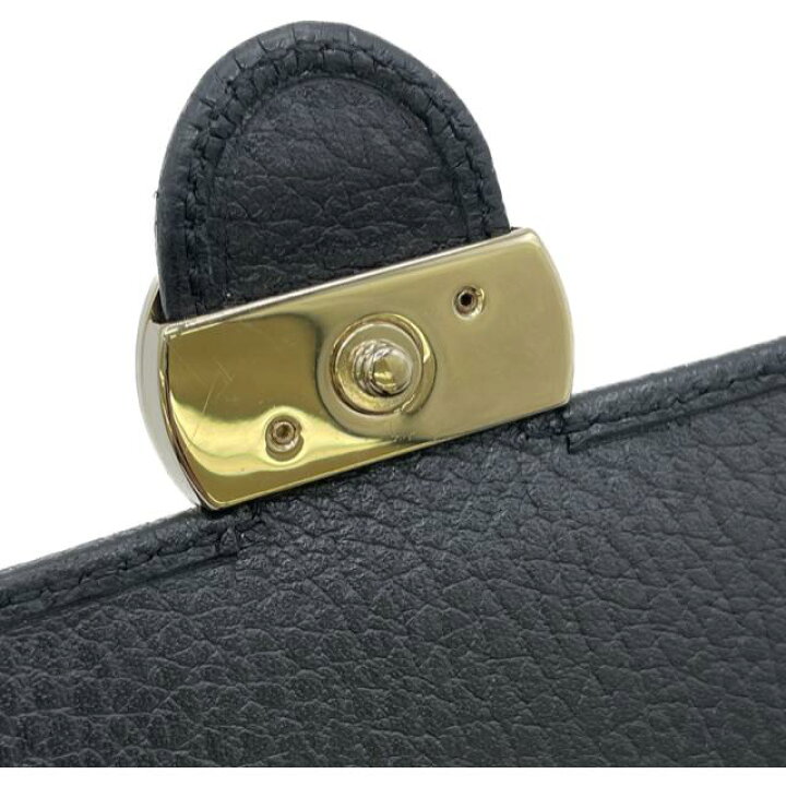 楽天市場】【中古】｜GUCCI グッチ 615525 二つ折り財布 黒 インター  