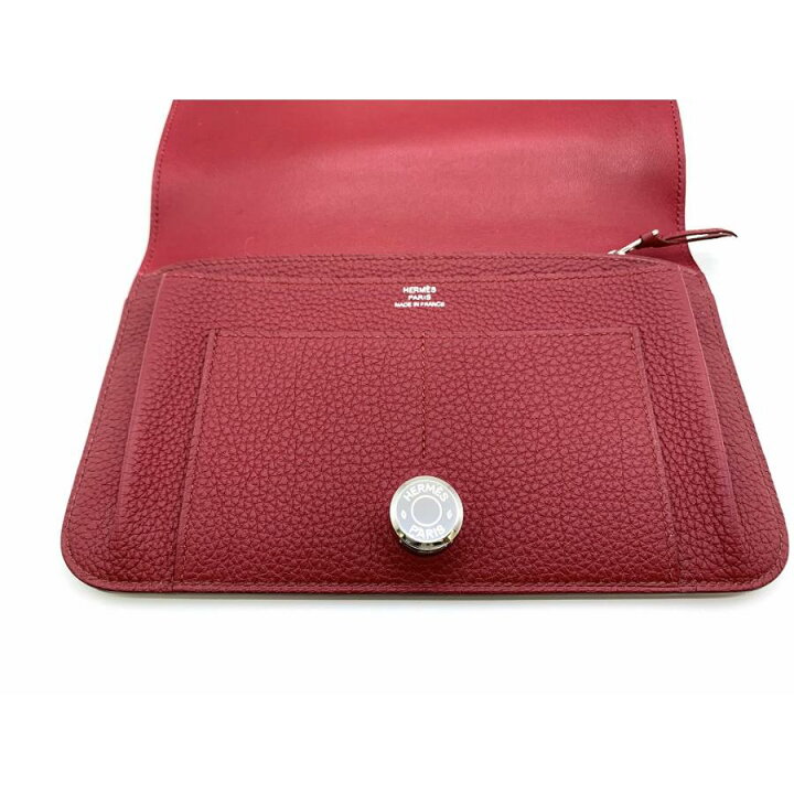 楽天市場】【中古】｜HERMES エルメス ドゴンGM 二つ折り長財布 T刻印 