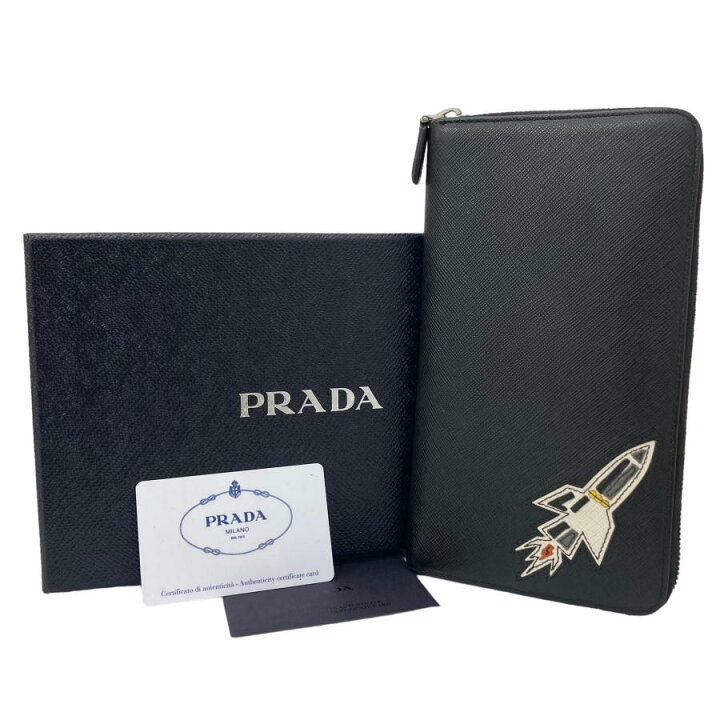 楽天市場】【中古】｜PRADA プラダ 2ML188 サフィアーノロケット 