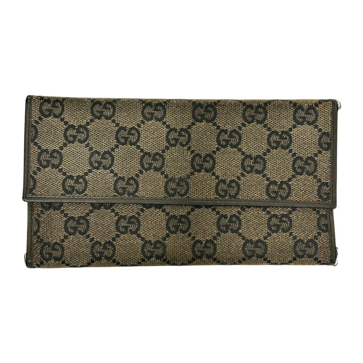 楽天市場】【中古】｜GUCCI グッチ GGキャンバス ロングウォレット 長  