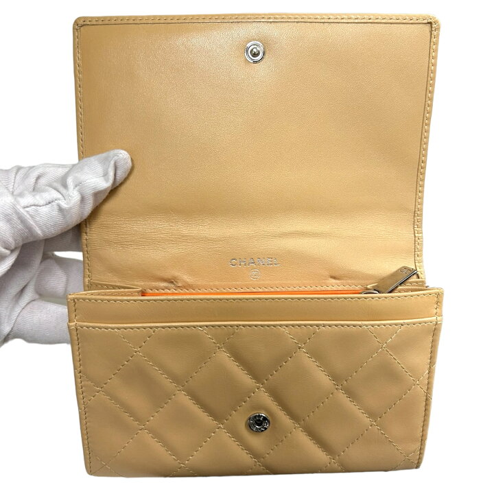 楽天市場】【中古】｜CHANEL シャネル A26722 カンボン二つ折り財布  