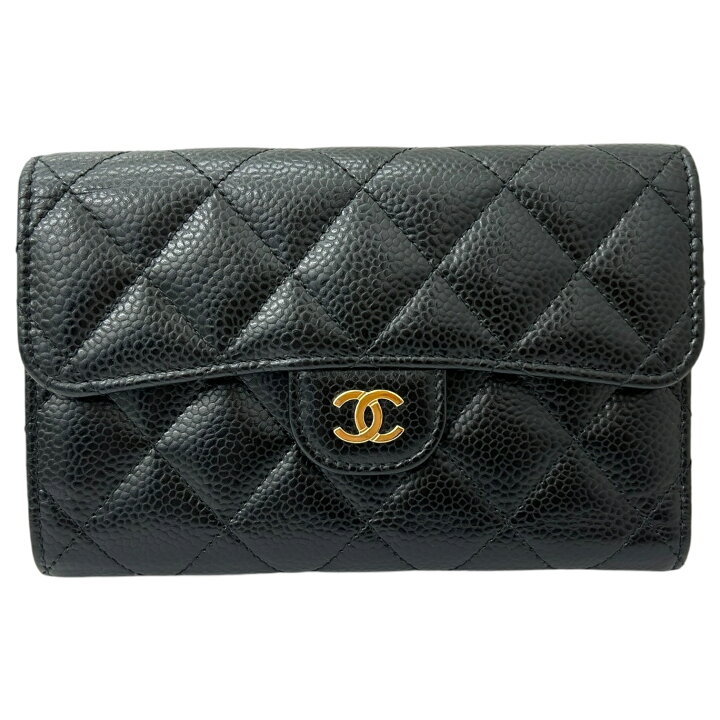 楽天市場】【中古美品】｜CHANEL シャネル ココマーク キャビアスキン  