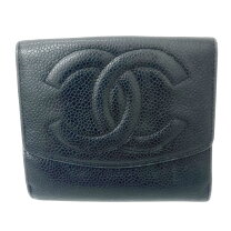 楽天市場】シャネル chanel 二つ折り財布 キャビアスキンの通販 