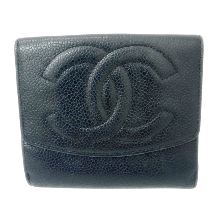 楽天市場】【中古美品】｜CHANEL シャネル ココマーク キャビアスキン  
