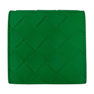 【中古】｜BOTTEGA VENETA ボッテガヴェネタ イントレチャート 折り畳みコインパース カーフスキン 小銭…