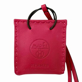 【中古】｜HERMES エルメス サックオランジュローズメキシコ ピンク系 Hermès バッグ チャーム ストラップ レザー Y刻印
