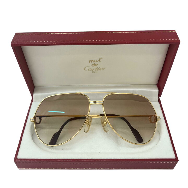 楽天市場】【中古】｜Cartier カルティエ ティアドロップサングラス  