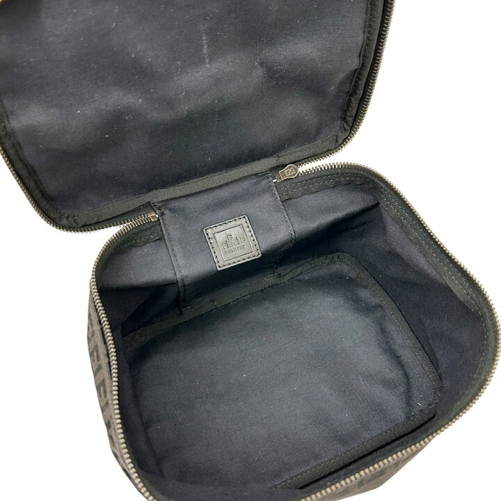 楽天市場】【中古】｜FENDI フェンディ 8N0004 ズッキーノ柄 バニティ 