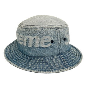 Supreme シュプリーム 22SS Fade Jacquard Denim Crusher Hat indigo デニム ハット ML【中古】