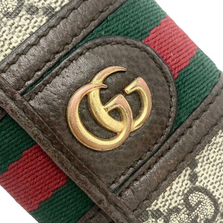 楽天市場】【中古】｜GUCCI グッチ GGスプリーム 6連キーケース 603732  