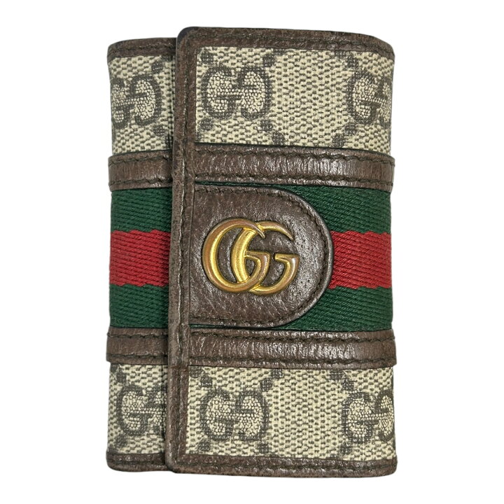 楽天市場】【中古】｜GUCCI グッチ GGスプリーム 6連キーケース 603732  