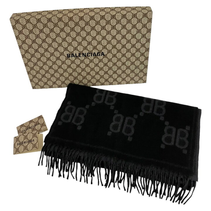 楽天市場】【中古】｜BALENCIAGA×GUCCI マフラー バレンシアガ グッチ